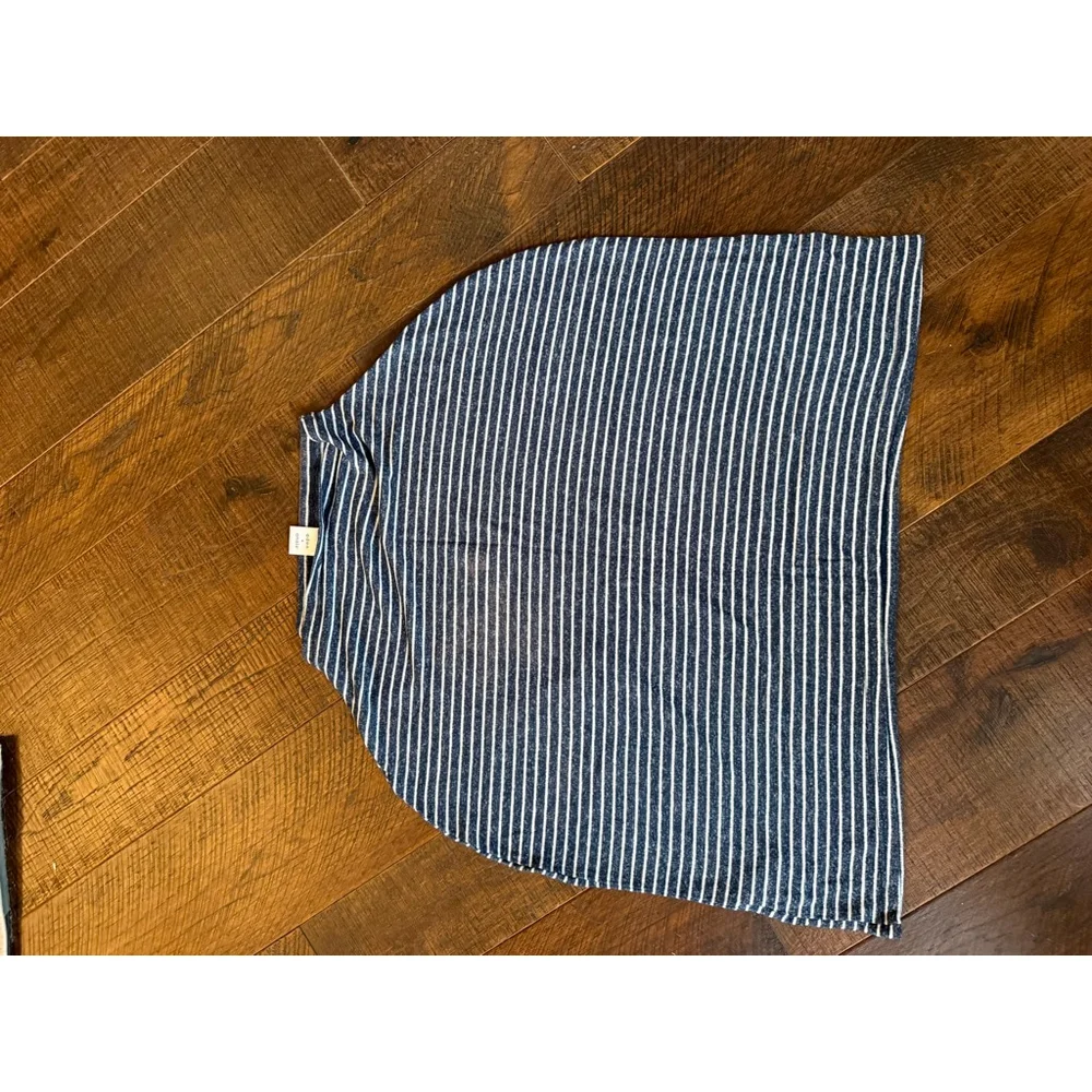 Aden + Anais Swaddle Blanket carseat cover nursing coverNavy/White Stripe Unisex